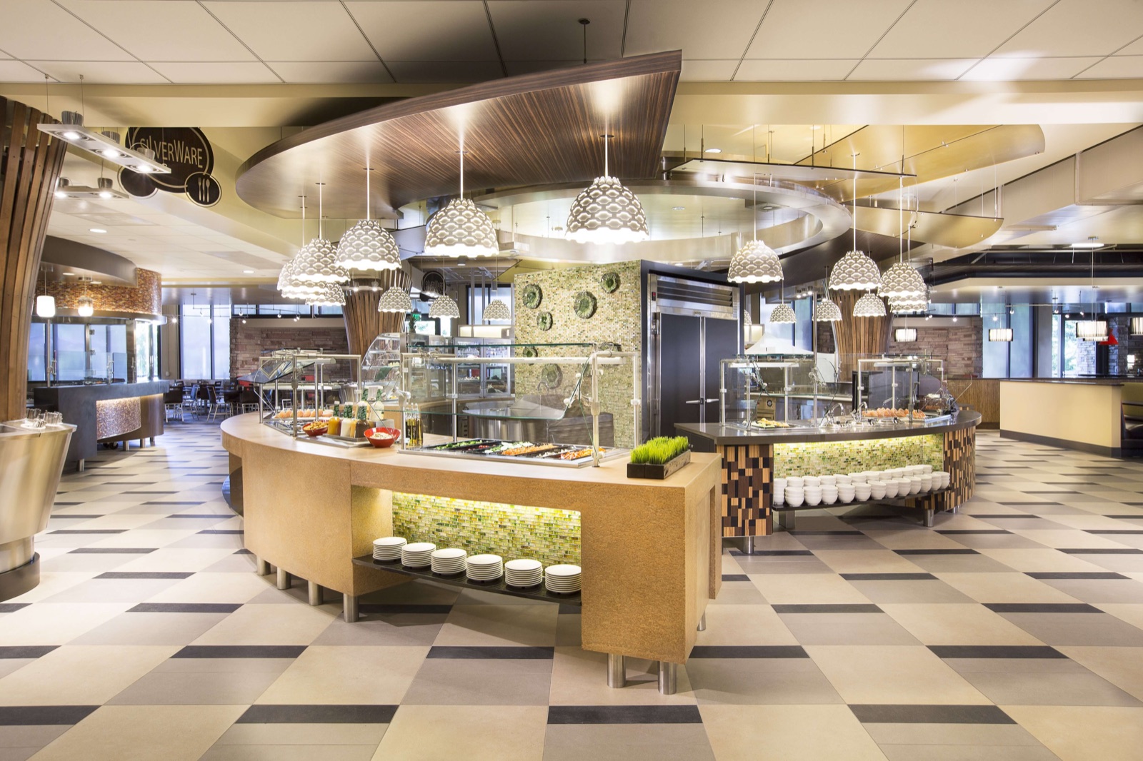 CSU Durrell Center dining hall interior